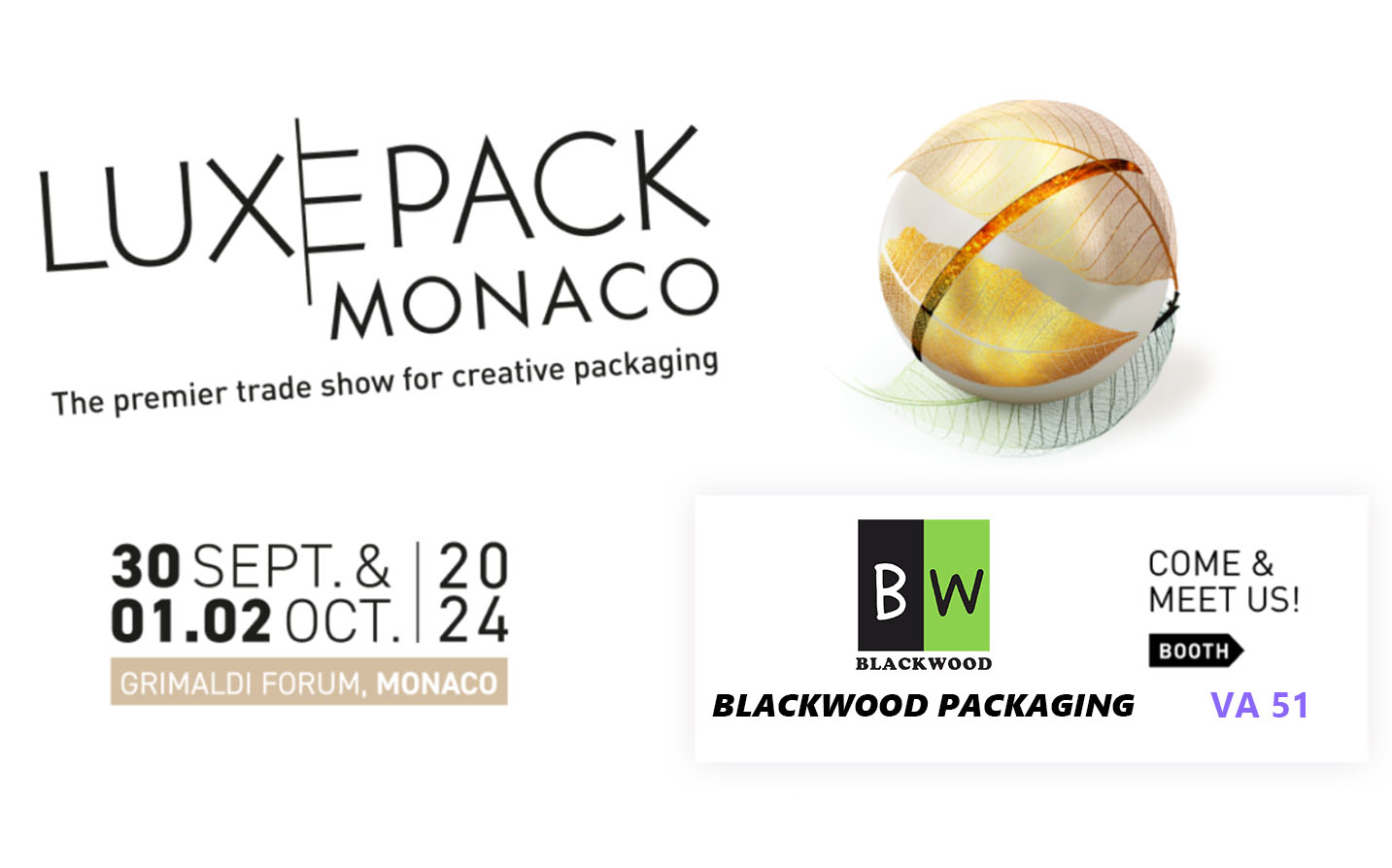 Blackwood PackagingShines at LUXE PACKMonaco 2024